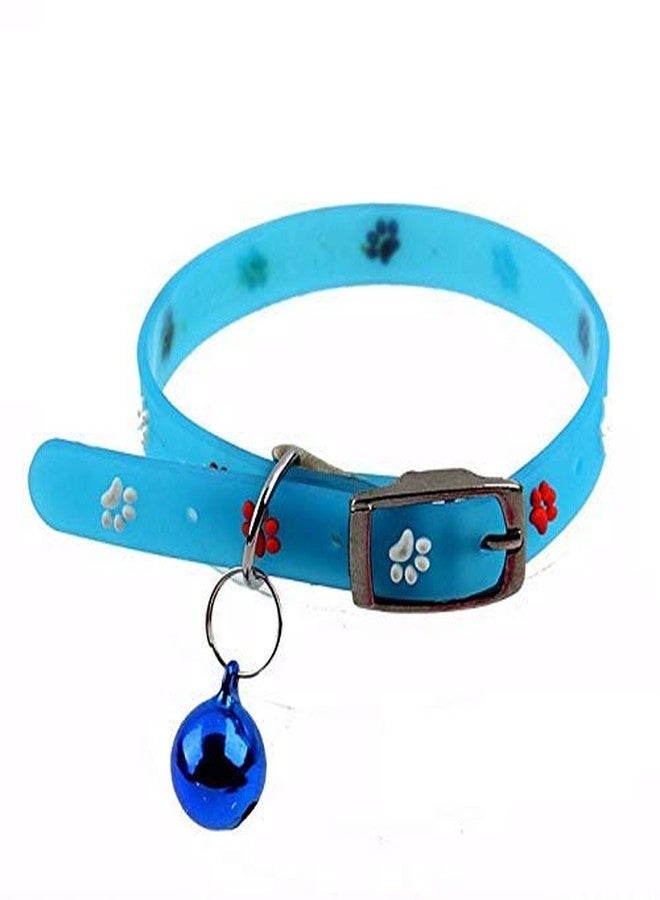 Pet Guard طوق تدريب للحيوانات الأليفة من بيت جارد، قابل للتعديل، متعدد الألوان، بتصميم قلب، مصنوع من المطاط والسيليكون، مزود بجرس، مناسب للكلاب والقطط (عبوة من قطعة واحدة) (متعدد الألوان) - Image 4